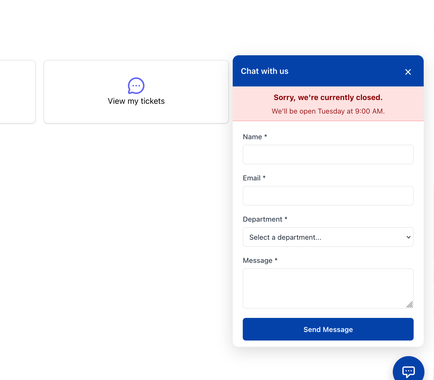 Offline to Ticket Continuity