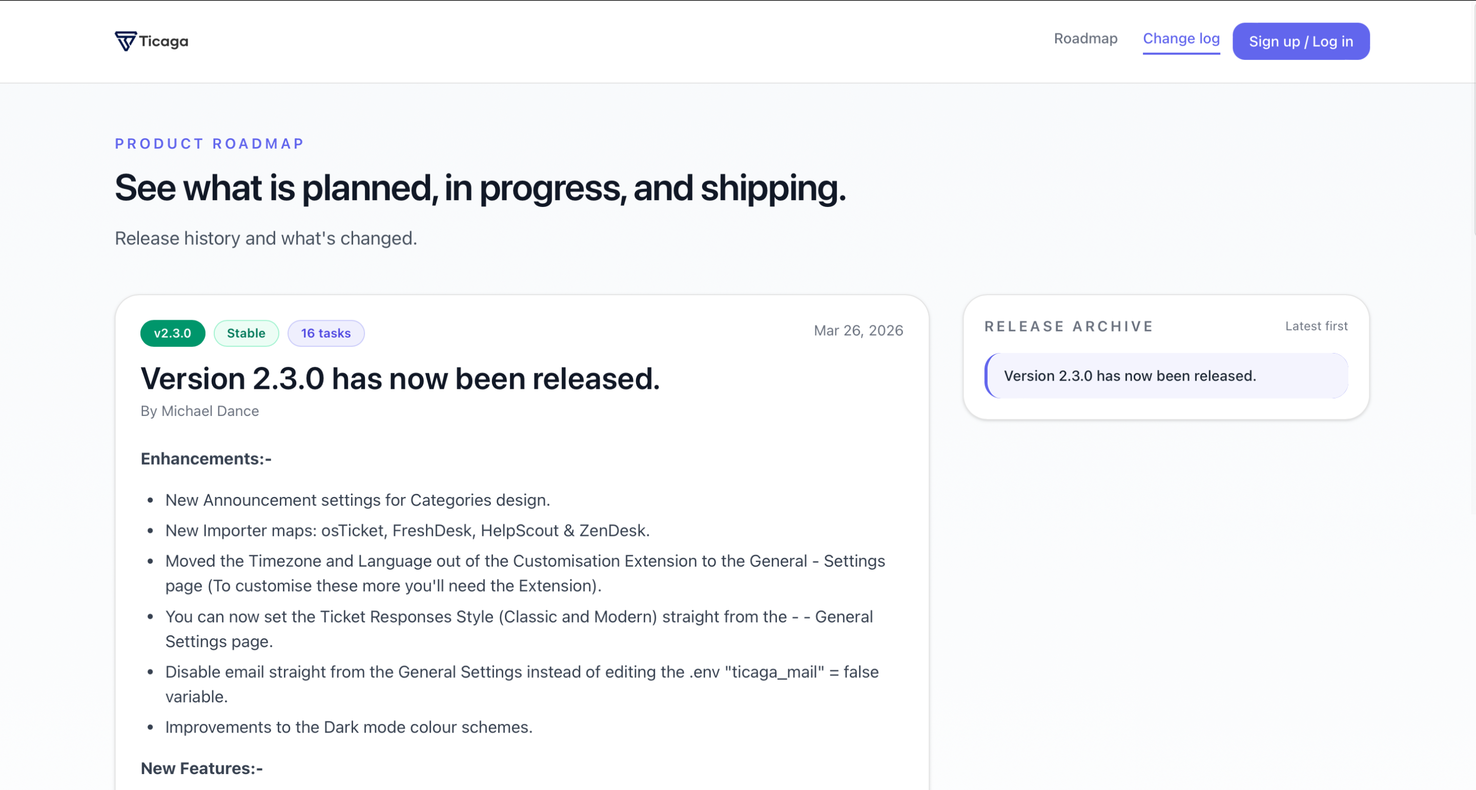 Show What’s Shipping